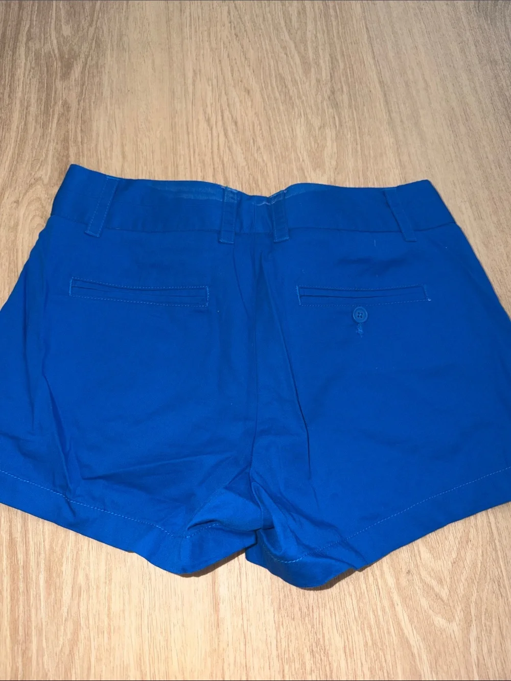 J. Crew Women's Classic Stretch Cotton chino Shorts - Royal Blue size 6 NWT